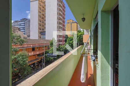 Varanda de apartamento à venda com 3 quartos, 151m² em Centro, Belo Horizonte