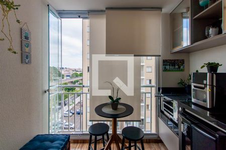 Varanda da Sala de apartamento à venda com 2 quartos, 58m² em Vila Ema, São Paulo