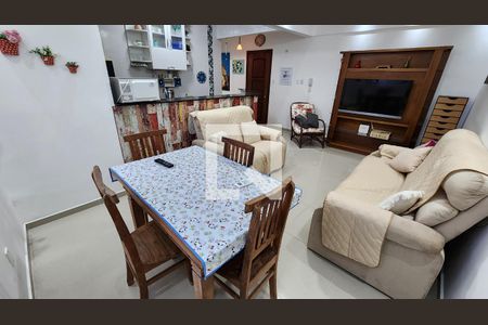 Sala de apartamento para alugar com 2 quartos, 81m² em José Menino, Santos