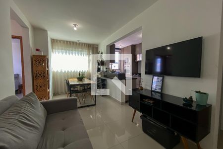 Sala de apartamento à venda com 2 quartos, 51m² em Cinquentenário, Belo Horizonte