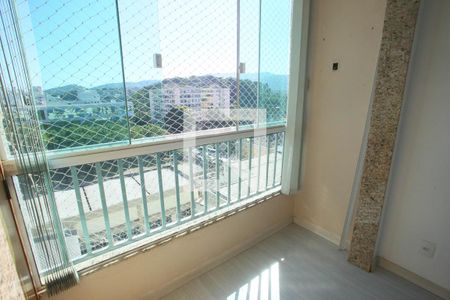 Varanda da Sala de apartamento para alugar com 2 quartos, 56m² em Jacarepaguá, Rio de Janeiro