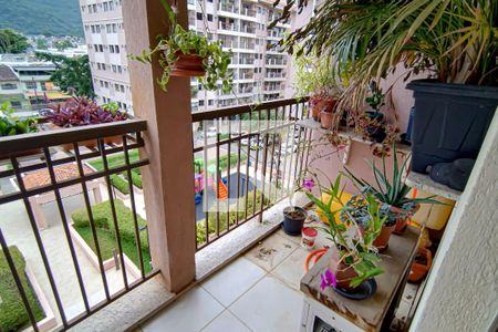 Sacada de apartamento à venda com 2 quartos, 68m² em Taquara, Rio de Janeiro