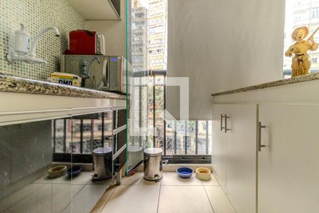 Cozinha de apartamento à venda com 2 quartos, 59m² em Campos Elíseos, São Paulo