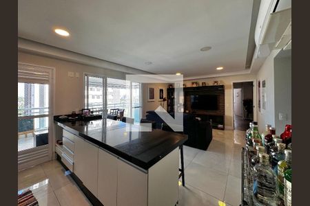 Cozinha de apartamento à venda com 3 quartos, 108m² em Brooklin Paulista, São Paulo