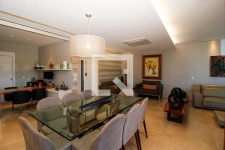 Sala de Jantar de apartamento à venda com 4 quartos, 209m² em Lourdes, Belo Horizonte