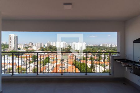 Varanda Sala de apartamento à venda com 2 quartos, 77m² em Chácara Santo Antônio (zona Sul), São Paulo