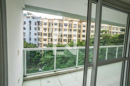 Varanda da Sala de apartamento à venda com 3 quartos, 97m² em Botafogo, Rio de Janeiro