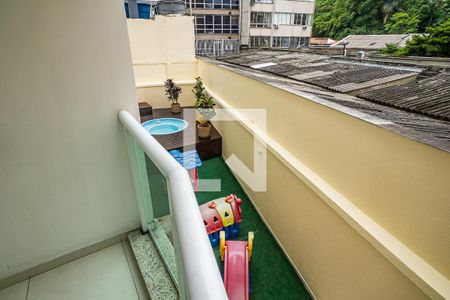 Varanda da Sala de apartamento à venda com 3 quartos, 88m² em Botafogo, Rio de Janeiro