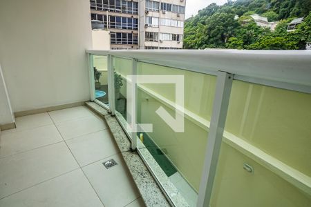 Varanda da Sala de apartamento à venda com 3 quartos, 88m² em Botafogo, Rio de Janeiro