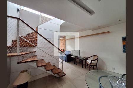 Sala de apartamento à venda com 3 quartos, 145m² em Humaitá, Rio de Janeiro