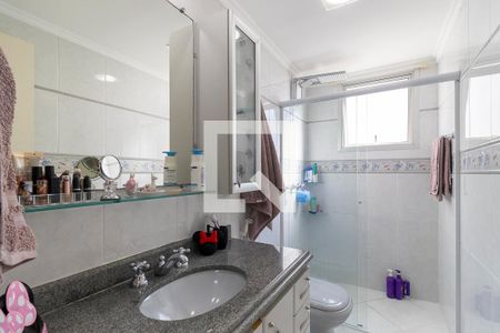 Banheiro da suíte de apartamento à venda com 3 quartos, 105m² em Bosque, Campinas