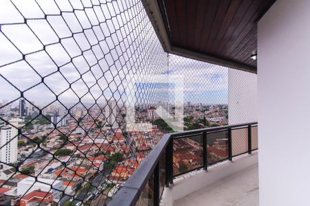 Varanda da Sala de apartamento à venda com 3 quartos, 240m² em Vila Regente Feijó, São Paulo