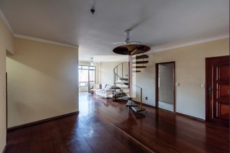 Sala de apartamento para alugar com 4 quartos, 360m² em Ponta da Praia, Santos
