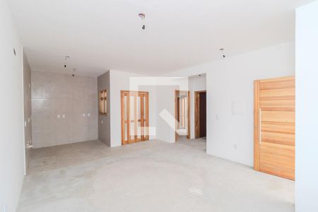 Sala/Cozinha de casa de condomínio à venda com 2 quartos, 72m² em Niterói, Canoas