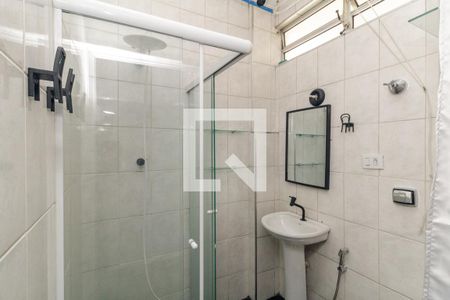 Banheiro de kitnet/studio à venda com 1 quarto, 35m² em Santa Cecília, São Paulo