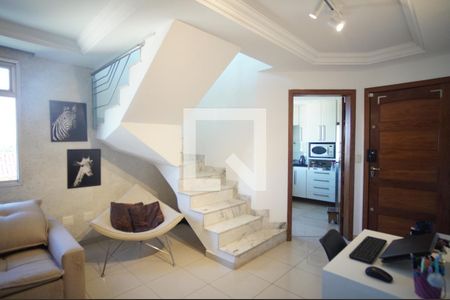 Sala de apartamento à venda com 3 quartos, 185m² em Indaiá, Belo Horizonte