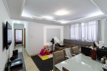 Sala  de apartamento à venda com 2 quartos, 75m² em Castelo, Belo Horizonte