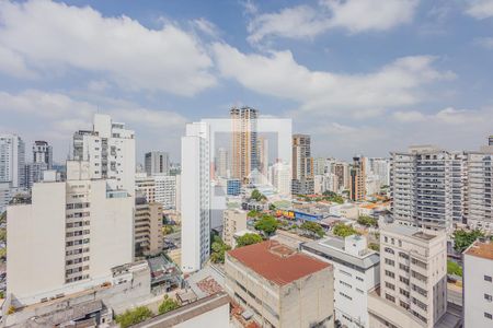 Vista de kitnet/studio para alugar com 1 quarto, 30m² em Cerqueira César, São Paulo