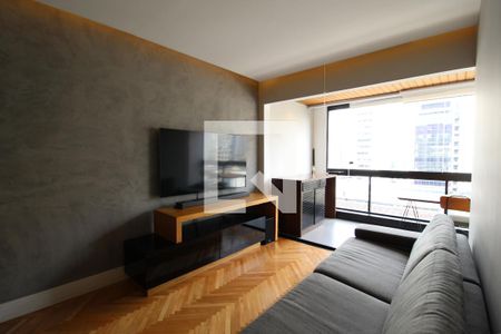Sala de apartamento para alugar com 1 quarto, 62m² em Vila Olímpia, São Paulo