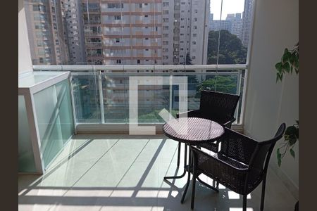 Varanda de apartamento à venda com 1 quarto, 83m² em Campo Belo, São Paulo