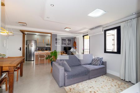 Sala de apartamento à venda com 2 quartos, 83m² em Vila Bertioga, São Paulo