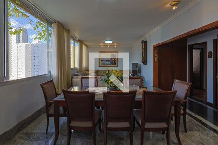 Sala de apartamento à venda com 3 quartos, 144m² em Funcionários, Belo Horizonte