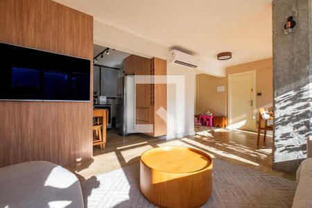 Sala/Cozinha de apartamento para alugar com 2 quartos, 76m² em Jardim Paulista, São Paulo