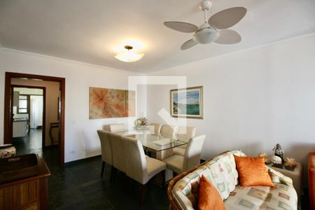 Sala de apartamento para alugar com 4 quartos, 220m² em Pitangueiras, Guarujá