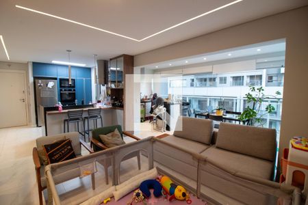 Sala de apartamento à venda com 2 quartos, 102m² em Jardim das Acacias, São Paulo