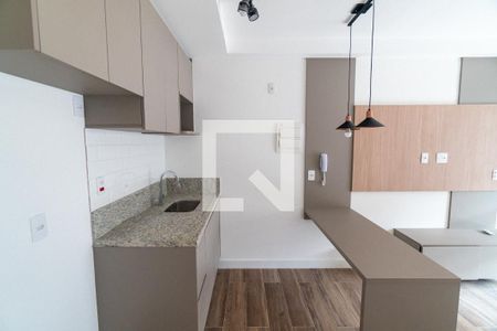 Sala/Cozinha de apartamento à venda com 1 quarto, 34m² em Vila Guarani, São Paulo