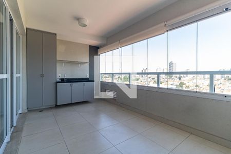 Varanda da Sala de apartamento à venda com 1 quarto, 41m² em Vila Dom Pedro I, São Paulo