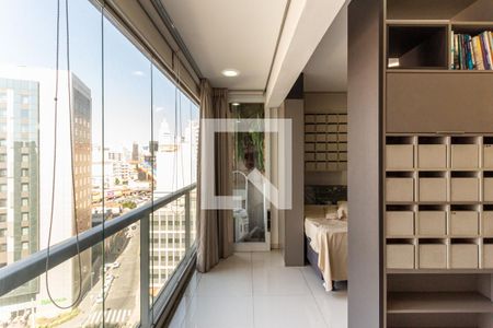 Varanda Integrada de kitnet/studio para alugar com 1 quarto, 40m² em Centro, São Paulo