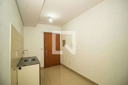 Sala / Cozinha de apartamento à venda com 1 quarto, 31m² em Centro Histórico, Porto Alegre