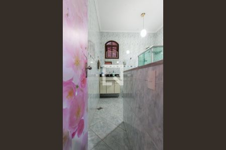 Banheiro da Suíte de casa à venda com 5 quartos, 380m² em Copacabana, Belo Horizonte