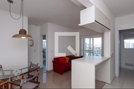 Sala de apartamento à venda com 1 quarto, 67m² em Várzea da Barra Funda, São Paulo