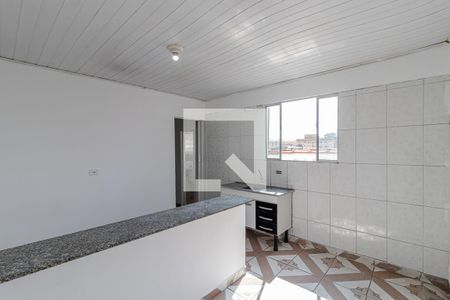 Sala e Cozinha de casa para alugar com 1 quarto, 37m² em Vila Água Funda, São Paulo