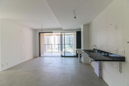 Sala e Cozinha Americana de apartamento à venda com 2 quartos, 80m² em Barra da Tijuca, Rio de Janeiro