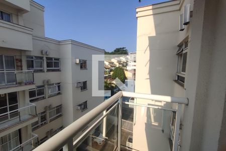 1º Pav - Varanda da Sala de apartamento à venda com 3 quartos, 108m² em Taquara, Rio de Janeiro