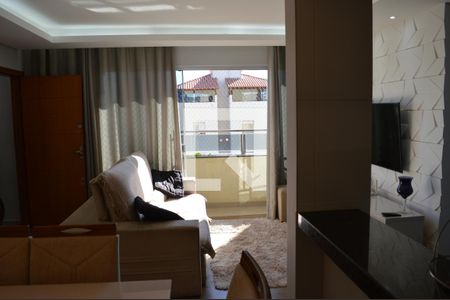 Sala de apartamento à venda com 3 quartos, 106m² em Arvoredo, Contagem