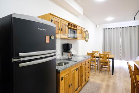 Cozinha de kitnet/studio para alugar com 1 quarto, 39m² em Santa Paula, São Caetano do Sul