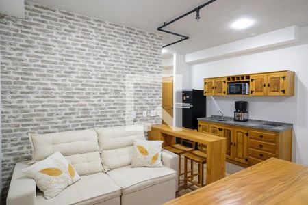 Sala de kitnet/studio para alugar com 1 quarto, 39m² em Santa Paula, São Caetano do Sul