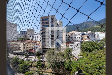 Vista da Sala de apartamento para alugar com 3 quartos, 119m² em Tijuca, Rio de Janeiro