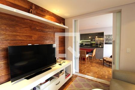 Sala de TV de apartamento à venda com 1 quarto, 81m² em Itaim Bibi, São Paulo