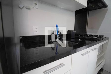 Cozinha de apartamento à venda com 1 quarto, 27m² em Bela Vista, São Paulo