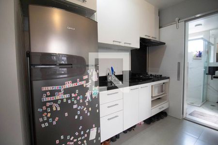 Cozinha de apartamento à venda com 1 quarto, 27m² em Bela Vista, São Paulo