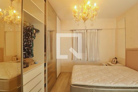 Suíte - Quarto 1 de apartamento à venda com 3 quartos, 88m² em Vila Curuca, Santo André