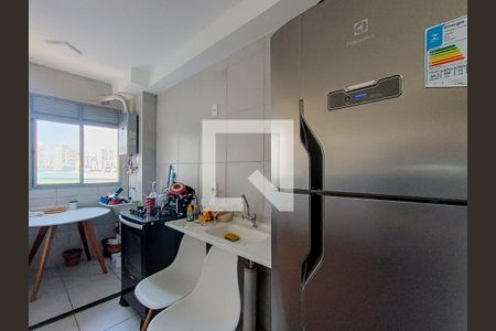 Cozinha e Área de Serviço de apartamento para alugar com 1 quarto, 30m² em Várzea da Barra Funda, São Paulo