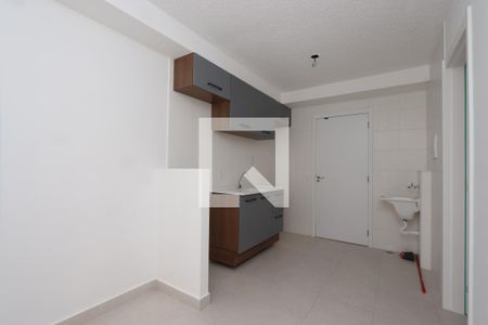 Sala/Cozinha/Lavanderia de apartamento para alugar com 1 quarto, 31m² em Vila Ema, São Paulo