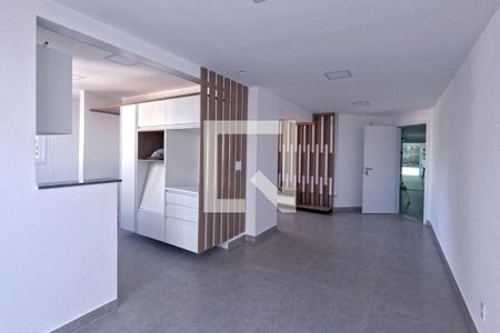 Sala de estar e jantar - 2º Piso de apartamento para alugar com 3 quartos, 130m² em Marapé, Santos