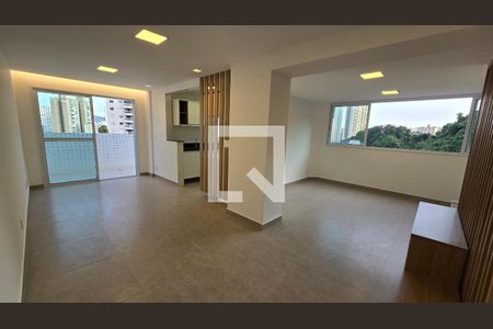 Sala de apartamento para alugar com 3 quartos, 150m² em Marapé, Santos